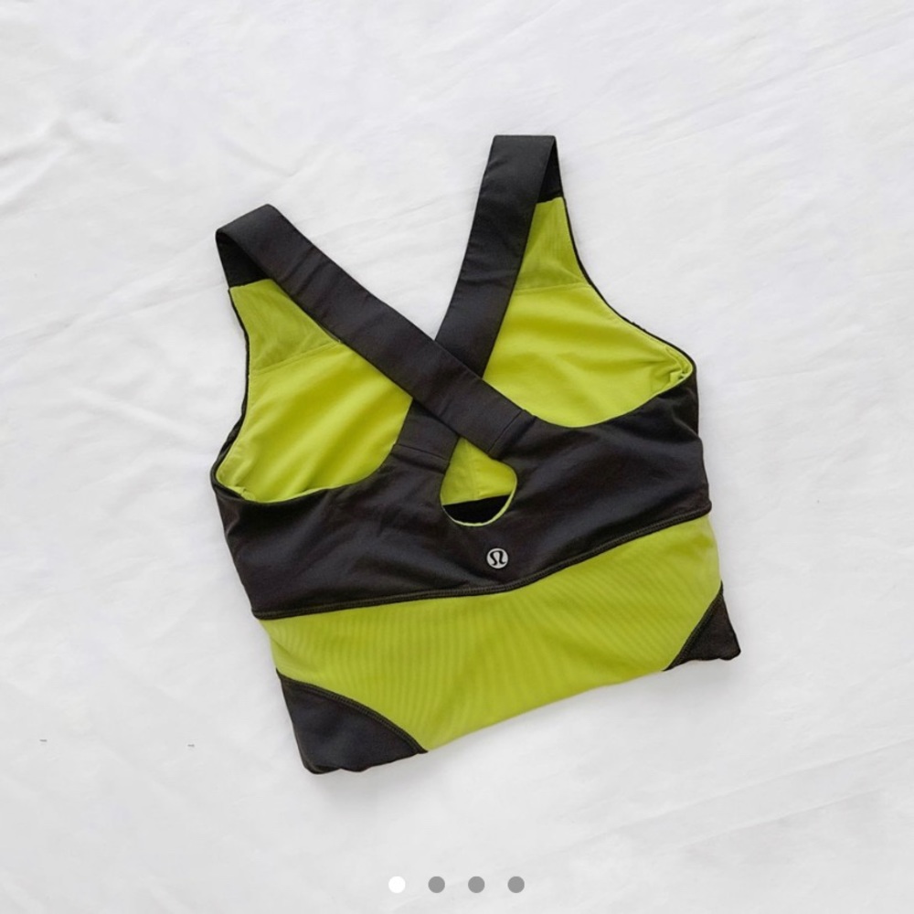 “Lululemon” Push Your Limits Tank neon green